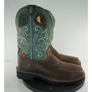 Women's Tony Lama  Gladewater Western Composite Waterproof Boot RR3401L Size 9 B